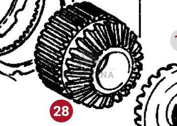 Fendt Favorit 514 Koło Zębate Stożkowe CZĘŚCI 199110010080 U199110110000