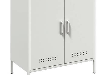 Szafka biała 68x39x79 cm stal WM-842981