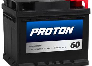 Akumulator PROTON 60Ah 480A EN PRAWY PLUS niski