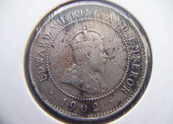 Stare monety 1/2 pensa 1902 Jamajka