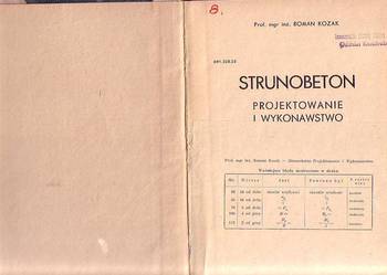 (2293) STRUNOBETON PROJEKTOWANIE I WYKONAWSTWO  PROF. ROMAN