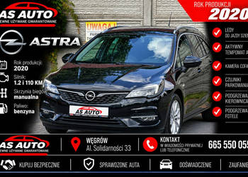 Opel Astra 1,2i 110KM/Ledy/TempomatACC/Pod.Fotele/Czujniki Parkowania/Serw…