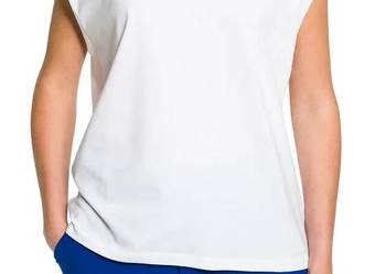 MBYM BIAŁA KOSZULKA BLUZKA KRÓTKI RĘKAW T-SHIRT 34
