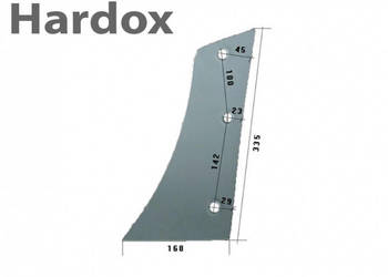 Pierś HARDOX 073273/L części do pługa KVERNELAND