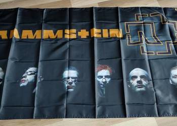 Baner plakat materiałowy 90x60cm Metallica, Rammstein, AC/DC, Shawn Mendes