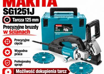 Bruzdownica Makita +Odkurzacz FLEX -wynajem