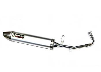 TŁUMIK TUNING SREBRNY GY6 50 139QMB