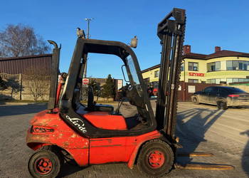wózek widłowy LINDE H25D 4.30m 2500kg 4-sekcja DEUTZ diesel półkabina