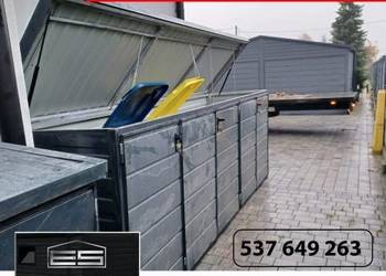 Wiatka - Schowek Ogrodowy na Kosze|Schowek|Wiata śmietnikowa - ESSTAL-