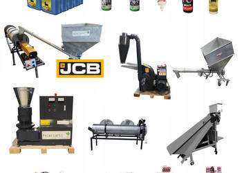 Suszarnia JCB Granulator 11 Młyn Workownica Zestaw Linia Pelet Karma Własna