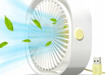 Miniwentylator biurkowy USB, chłodzący, cichy, przenośny