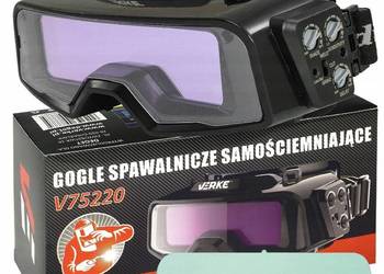 GOGLE SPAWALNICZE OKULARY OCHRONNE SAMOŚCIEMNIAJĄCE MASKA DO SPAWANIA FILTR