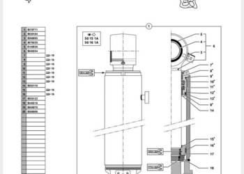 Siłownik łyżki do Mecalac 12MXT. Koparka Mecalac 14mxt