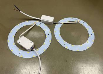 LED ring naświetlacz; plafon; 153mm; led 5730 biały ciepły 18W 2700-3200K