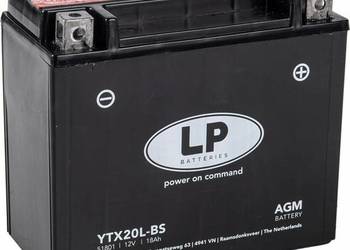 Akumulator motocyklowy Landport YTX20L-BS 12V 18Ah 270A