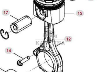 Fendt 936 Gen 7 Silnik D1556LE523 Wał Korbowy Korbowód H218PF150094A H218P…