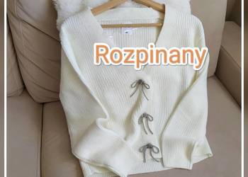 Sweter rozpinany XS do S kardigan