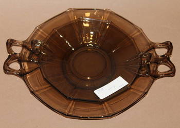 Dwie szklane patery nr 768 FiaF