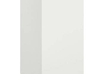 Donica biała 42x38x75 cm stal WM-841578