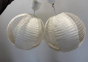 2 szt lampa wisząca kula 40cm