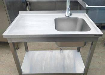 Zlew 1 komorowy z Blatem Ociekowym - 100/60/85 cm - S 875 O