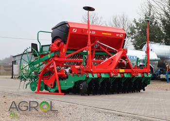 Zestaw uprawowo siewny siewnik nabudowany Agromasz SN301 redlica 2 TAL