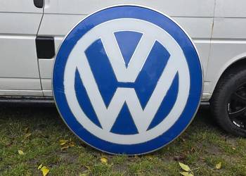 volkswagen reklama zewnętrzna oryginał duża 120 cm średnicy