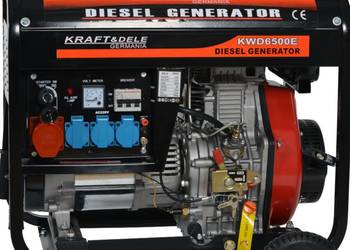 Agregat prądotwórczy 6,5kW 12/230/380V KD120