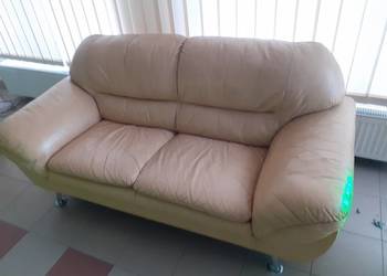 sprzedam meble skórzane jasne