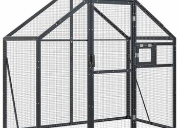 vidaXL Woliera, antracytowa, 179x100x185 cm(SKU:152260)