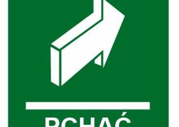 Naklejka BHP PCHAĆ150x150mm AC030