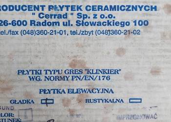 Sprzedam bardzo tanio nowe płytki elewacyjne gładkie