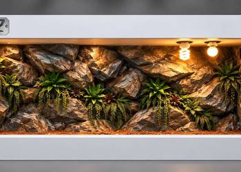 Terrarium profesjonalne dla pytona regiusa kameleona