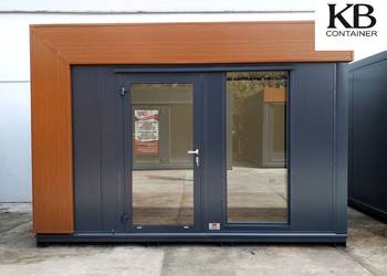 Kontener biurowy / Kontener ogrodowy / Pawilon 4,0 x 2,5 m z dostawą