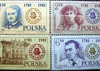 Znaczki polskie rok 1981 Fi 2629 - 2632