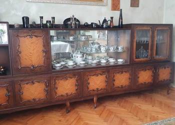 Meblościanka PRL Swarzędz, drewniana