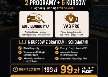 2 PROGRAMY DIAGNOSTYCZNE + 6 KURSÓW MOTORYZACYJNYCH