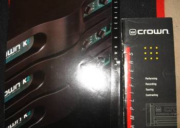 Crown amplifiers/microphones & K Series - broszury informacyjne