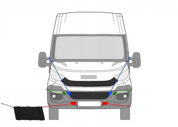 Zaślepka zderzaka PRAWA dolna Iveco Daily 2014-2019 5801630222 oryginał