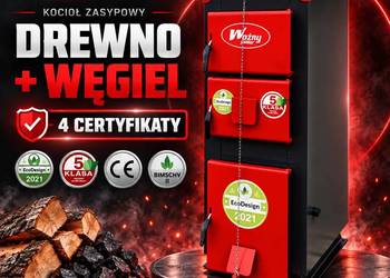 Kocioł piec c.o. na węgiel 13kW 150m2 5 klasa ecodesign dostawa 0 zł