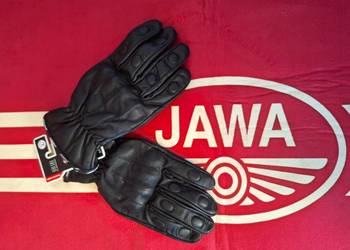 Rękawice motocyklowe czarne skórzane Zapraszamy Pako Racing!