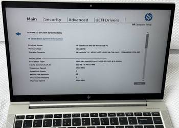Laptop Elitebook HP 840 G8 i5-1135G7@2.4GHz, 16GB RAM, 256 SSD