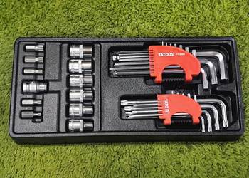 Wkład do szuflady Yato YT-55451 31 nasadki Hex Torx jak nowy