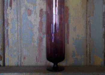 Wazonik-Oberżyna-Lata PRL-Vintage