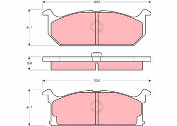 Klocki hamulcowe GDB 382 Lucas Suzuki Alto / Swift