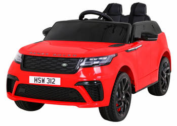 Range Rover Velar auto na akumulator dla dzieci 12V EVA pilot LED czerwony