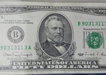 50 $ USA 1990 r. men. "B" New York-około mennicze