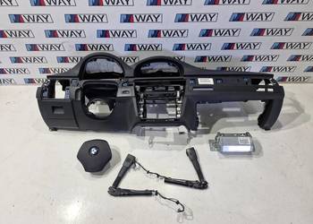 9120328 6779829 7213564 BMW E90 E91 DESKA KONSOLA KUBKI PODUSZKA KOMPLET