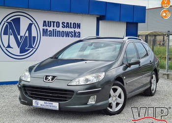 Peugeot 407 SW Automat 2.0 HDI SzklanyDach Navi Xenon PDC Klimatronik Sens…
