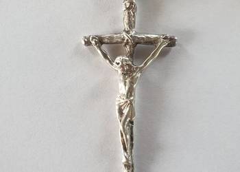 Krzyżyk Papieski JP II - Srebreo 999 + Łańcuszek = Ag 9 gr